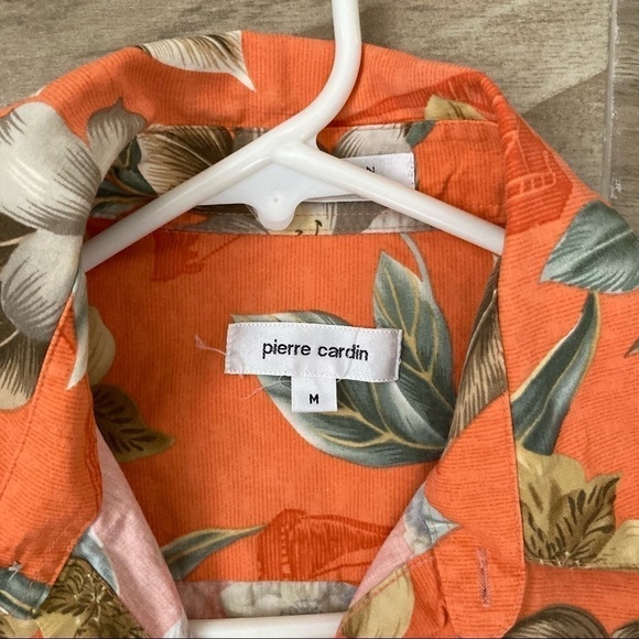 Pierre Cardin Hawaiian Print Shirt | Size M - Picture 2 of 3